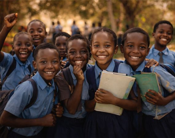 smiling-school-children